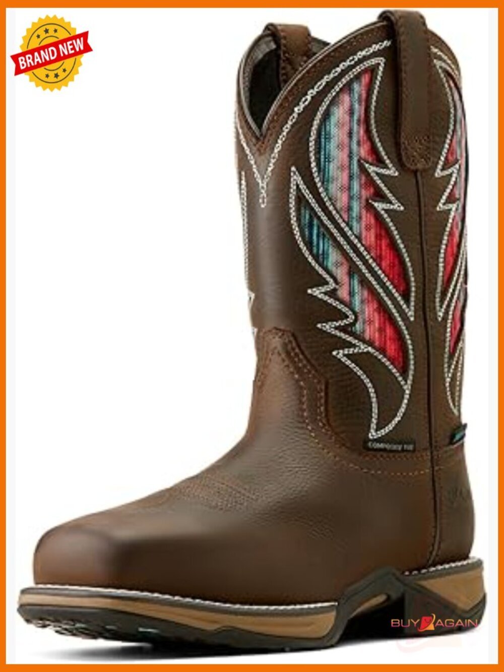 Composite Toe Work Boot Waterproof Slip Resistant